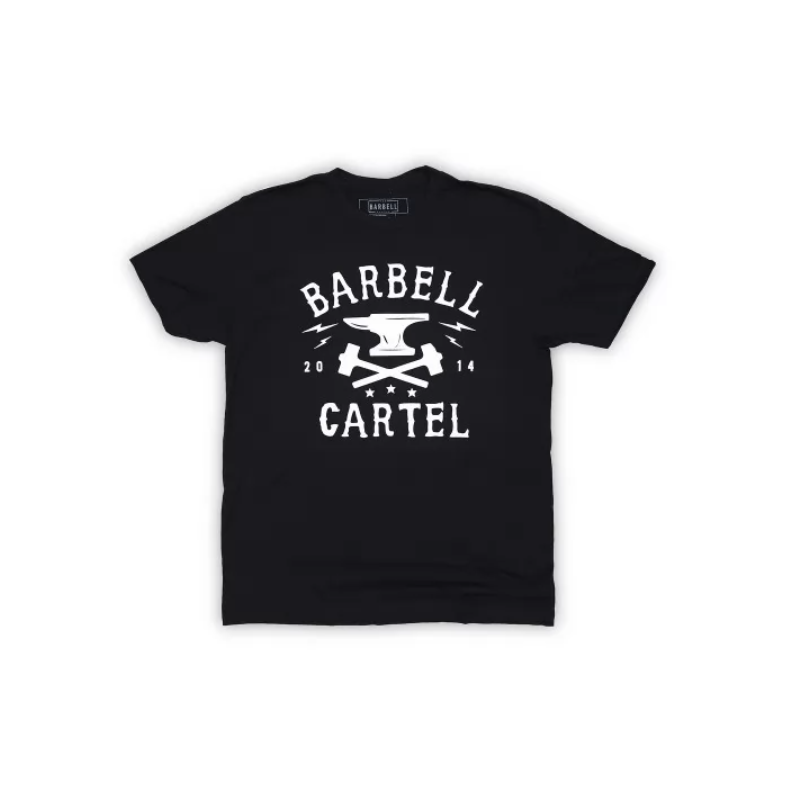 ANVIL - T-SHIRT - Black - THE BARBELL CARTEL