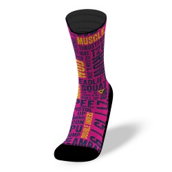 CROSS IT - PINK - CHAUSSETTES - LITHE APPAREL