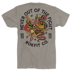 NEVER OUT OF THE FIGHT - TEE-SHIRT - ROKFIT