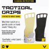 MEN'S TACTICAL 3 DOIGTS - KEVLAR - GREY - FULL COVERAGE - VICTORY GRIPS