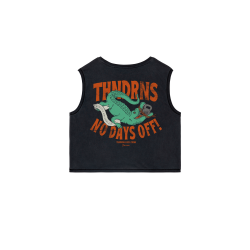 NO DAYS OFF CROPPED TANK TOP - THUNDERNOISE